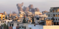 Israeli bombardment in Gaza City