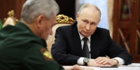 Russia's President Putin and Defence Minister Shoigu meet in Moscow