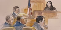 Former President Donald Trump appears in court in Fort Pierce, Fla., on March 14, 2024 for a hearing in his classified documents case.