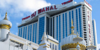 The Trump Taj Mahal Casino resort in Atlantic City