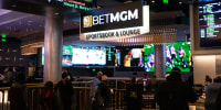 The BetMGM Sportsbook & Lounge in Oxon Hill, Md.,