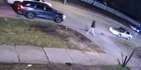 Police released surveillance video of the gunman they say fired into a crowd outside a Detroit blues club.