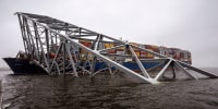 Image: Baltimore's Francis Scott Key Bridge Collapses After Being Struck By Cargo Ship