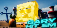 A SpongeBob character model stars in Glorb's music video 