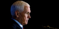 Mike Pence attends the North Carolina Republican Party convention in Greensboro, N.C.