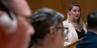 Nicole Beausoleil, mother of Madisyn Baldwin, reads her victim impact statement during the sentencing hearing for James and Jennifer Crumbley on April 9, 2024.