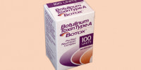 A box containing an injection vial of Botox botulinum toxin