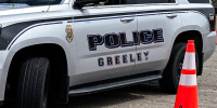 A Greeley Police Department vehicle.