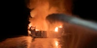 A scuba dive boat captain is scheduled to be sentenced by a federal judge Thursday, May 2, 2024, on a conviction of criminal negligence after 34 people died in the fire aboard the vessel nearly five years ago.