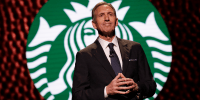 Then-Starbucks CEO Howard Schultz in 2017.