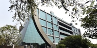 The building housing the Central Bureau of Investigation headquarters in New Delhi