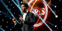 Host Drake speaks onstage during The 2014 ESPY Awards