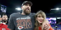 Image: AFC Championship - Kansas City Chiefs v Baltimore Ravens taylor swift travis kelce