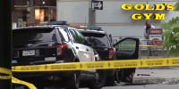 Man steals, crashes police SUV with officer inside in downtown Los Angeles on May 19, 2024.