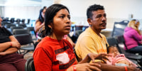 Image: an orientation session for recent immigrants