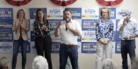 Sen. Mark Kelly, Rep. Ruben Gallego, and former Rep. Gabby Giffords, among others, were in attendance in Tucson to celebrate the opening of the Democratic Party’s tenth field office in Arizona.