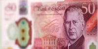 Banknotes featuring a portrait of King Charles III entered circulation on Wednesday for the first time, the Bank of England said in a statement.