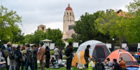 Students set up encampment at Stanford to demand end to Gaza war, divestment from Israel
