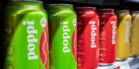 Poppi brand soda in New York