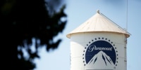 Water tower with Paramount logo