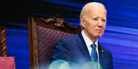 President Joe Biden during an event at Mt. Airy Church of God in Christ in Philadelphia on July 7, 2024.