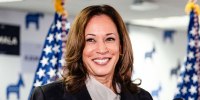 Kamala Harris smiles