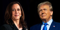 Kamala Harris and Donald Trump