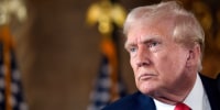 Donald Trump speaks to reporters during a news conference at his Mar-a-Lago estate in Palm Beach, Fla.