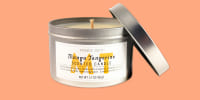 Trader Joe's Mango Tangerine Scented Candle.