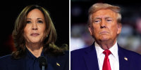 Kamala Harris and Donald Trump.