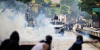 Image: venezuela caracas election political politics protest clash