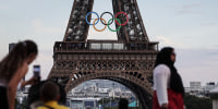 Olympic Rings to stay on Eiffel Tower in Paris