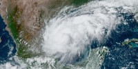 Tropical Storm Francine in the Gulf of Mexico on Sept. 9, 2024.