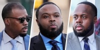 Former Memphis police officers Justin Smith, Demetrius Haley and Tadarrius Bean