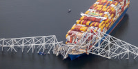 Baltimore's Francis Scott Key Bridge Collapses After Being Struck By Cargo Ship