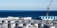 This picture taken on January 20, 2023 shows the storage tanks for contaminated water at the Tokyo Electric Power Company's (TEPCO) Fukushima Daiichi nuclear power plant, in Okuma of Fukushima prefecture.