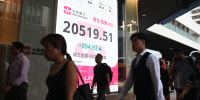 Hong Kong stocks soared more than three percent on September 27, capping its best week since the global financial crisis, fuelled by a series of Chinese measures this week aimed at kickstarting the economy. 