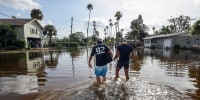 Floodwaters in St. Petersburg, Fla. 