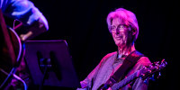 Phil Lesh of the Grateful Dead performs with Midnight North in Nashville, Tenn. on June 2, 2021.