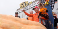 Image: pumpkin weighing contest california travis gienger