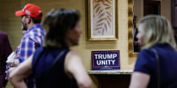 Attendees of the Trump Unity event at the Hilton Charlotte Uptown on October 22, 2024, in Charlotte, NC.