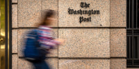 Washington Post Shakes Up Leadership pedestrian slow shutter blur