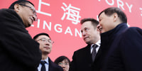 Elon Musk Breaks Ground at Tesla's First Gigafactory Outside the U.S.