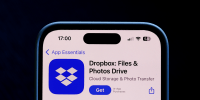 Dropbox seen in the App store