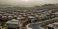 Homes in the Summerlin neighborhood in Las Vegas. 