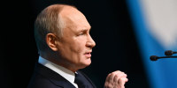 Russian President Vladimir Putin in Moscow