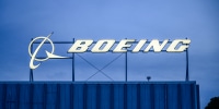 Boeing logo.