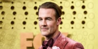 James Van Der Beek poses on the red carpet