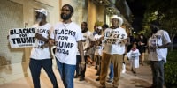 Members of "Blacks For Trump"