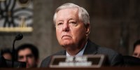 WASHINGTON, DC - JULY 30: Sen. Lindsey Graham (R-SC) listens du